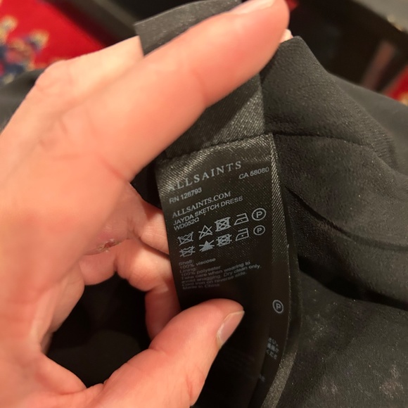 All Saints Floral Jayda Sketch Dress - Picture 5 of 6